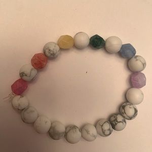Rainbow marble bracelet 🌈